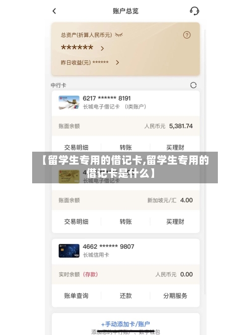 【留学生专用的借记卡,留学生专用的借记卡是什么】-第2张图片