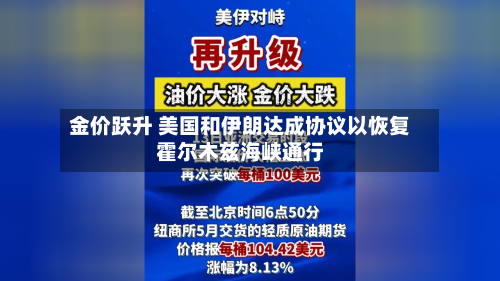 金价跃升 美国和伊朗达成协议以恢复霍尔木兹海峡通行-第2张图片