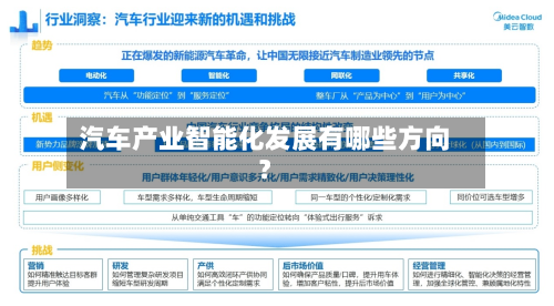汽车产业智能化发展有哪些方向？