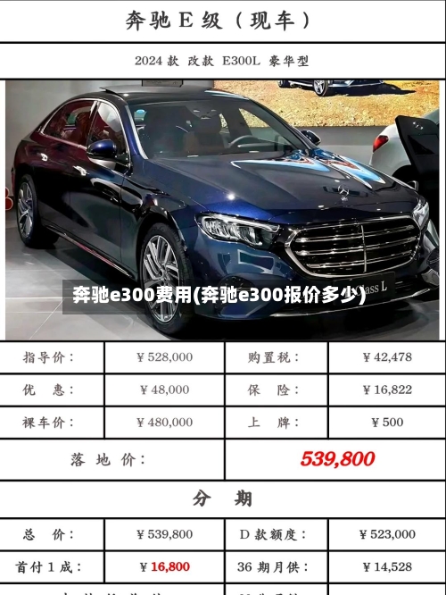 奔驰e300费用(奔驰e300报价多少)