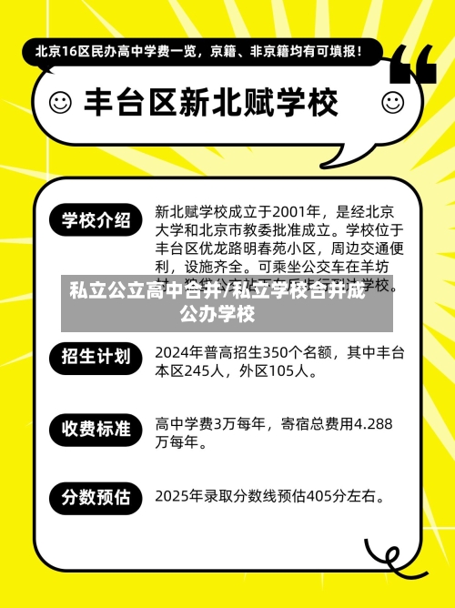 私立公立高中合并/私立学校合并成公办学校-第2张图片