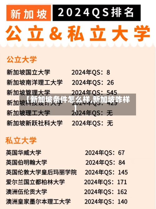 【新加坡条件怎么样,新加坡咋样】-第2张图片