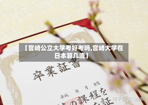 【宫崎公立大学考好考吗,宫崎大学在日本算几流】-第2张图片