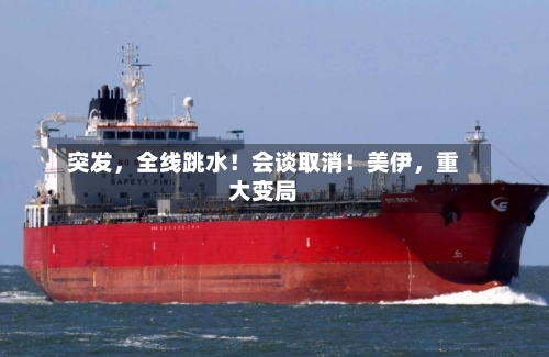突发，全线跳水！会谈取消！美伊，重大变局
