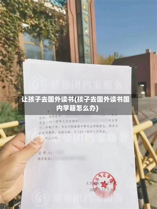 让孩子去国外读书(孩子去国外读书国内学籍怎么办)-第2张图片