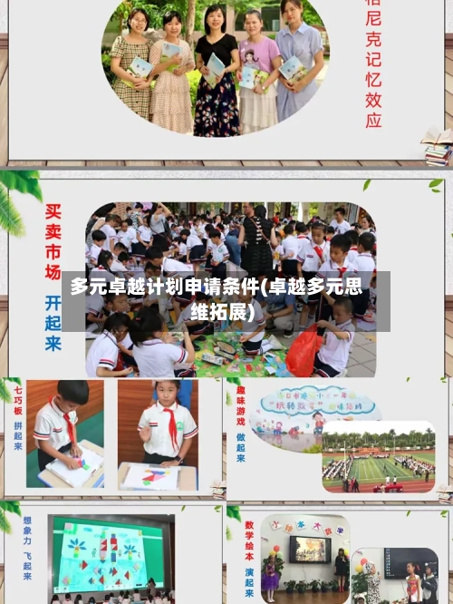 多元卓越计划申请条件(卓越多元思维拓展)
