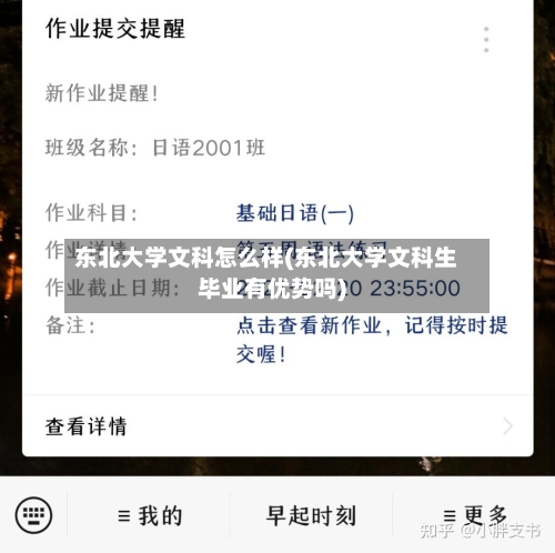 东北大学文科怎么样(东北大学文科生毕业有优势吗)-第2张图片