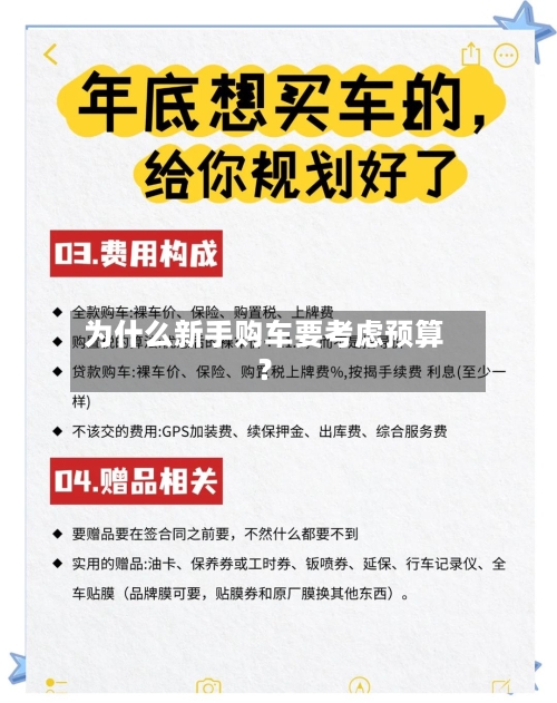 为什么新手购车要考虑预算？-第2张图片
