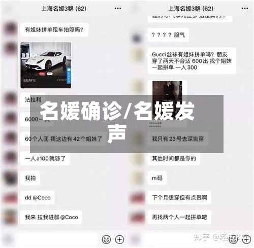 名媛确诊/名媛发声