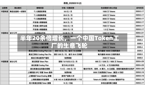 半年20余倍增长，一个中国Token工厂的生意飞轮-第1张图片