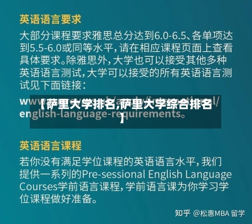 【萨里大学排名,萨里大学综合排名】