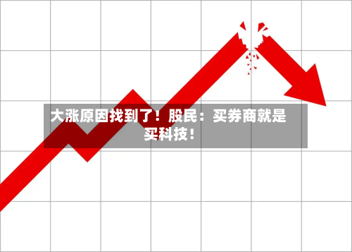 大涨原因找到了!股民:买券商就是买科技!-第3张图片