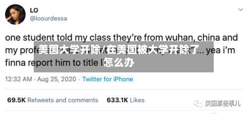 美国大学开除/在美国被大学开除了怎么办