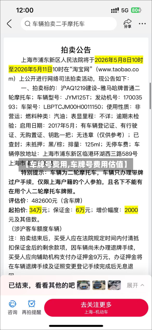 【车牌号费用,车牌号费用估值】-第2张图片
