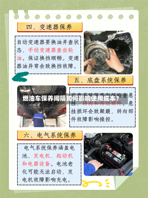 燃油车保养间隔如何影响使用成本?-第2张图片