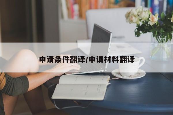 申请条件翻译/申请材料翻译